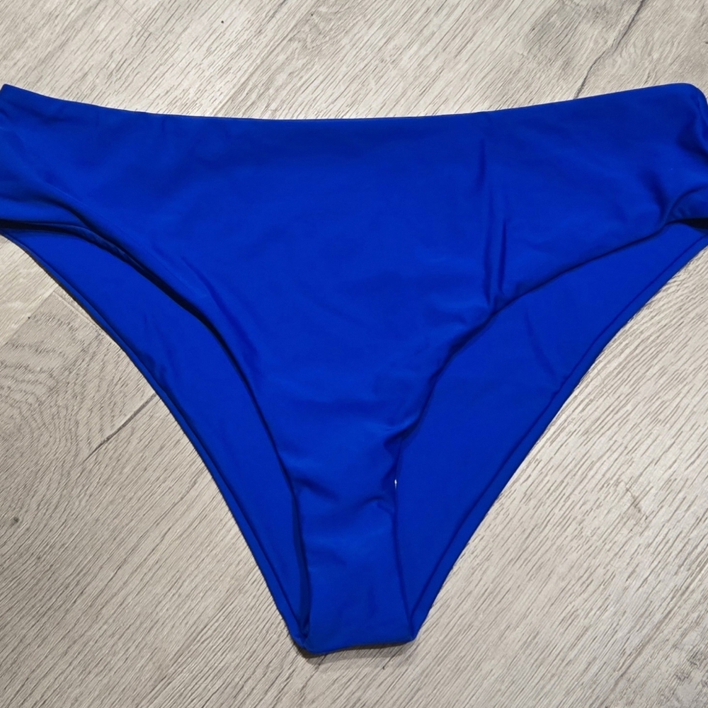 Elegant Azure Bikini Bottom